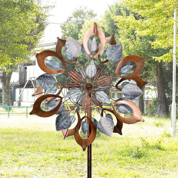 Arlmont & Co. Garden Wind Spinners Wind Spinners Outdoor